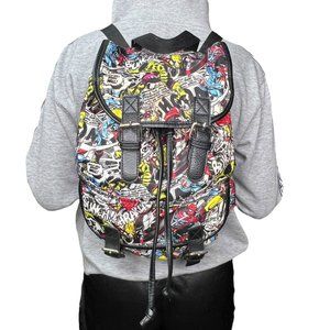 Marvel Flap Over Comic Slouch Backpack Loungefly Avengers Wolverine Thor